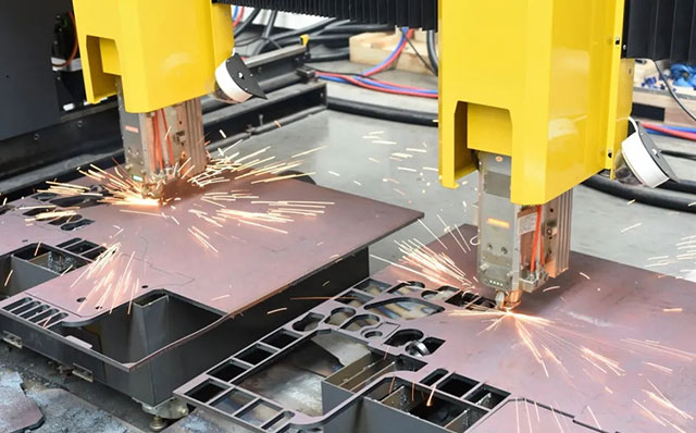 欧博abg官网双头龙门激光切割机