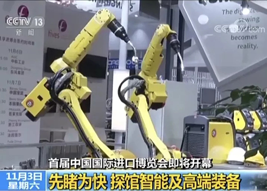 央视午间黄金档《新闻30分》专访进博会，，，，，上；；；；；；Ｅ凡゛bg官网携手意大利CEA展位精彩亮相