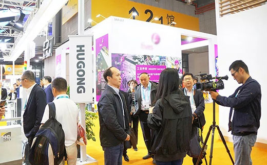 江苏常州卫视拍摄欧博abg官网意大利CEA展位