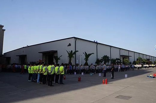 欧博abg官网乐成举行2018年上半年消防疏散演习